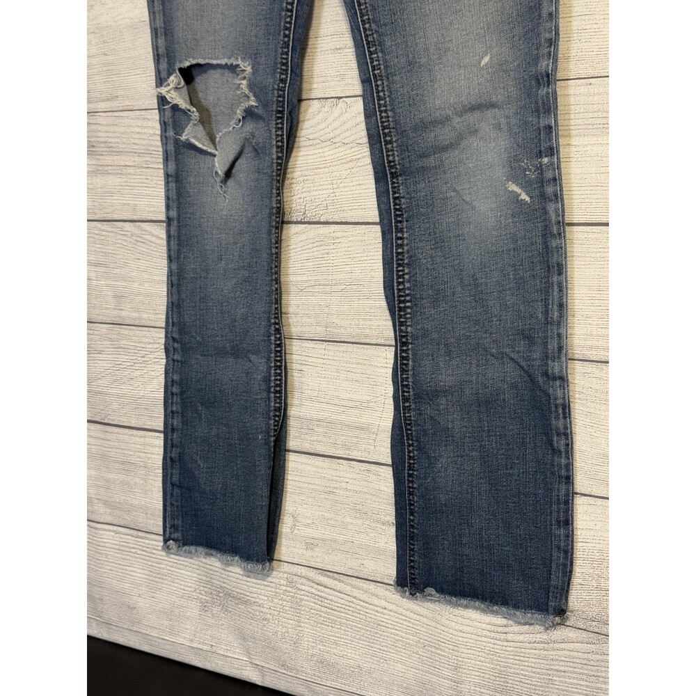 Sneak Peek SP Distressed Raw Hem Jeans – Women’s Size 27 - Picture 8 of 14